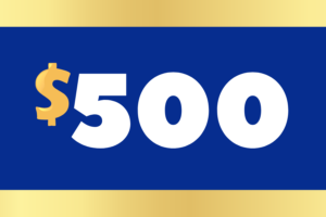 $500 $500