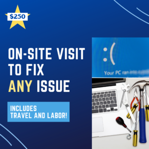 Do you need help repairing a slow computer, resolving virus concerns or fixing your wireless network connection? We can help you with these issues and many others. 
Best of all, we bring the IT support to you. There's no need to bring your equipment to us - we are available for your convenience. 