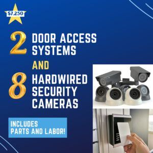 With door access systems, you can control who can and cannot access sections of your buildings. In addition, security camera systems placed internally or externally make a necessary addition to your property and can help deter crime. If you want to catch the action, call General!